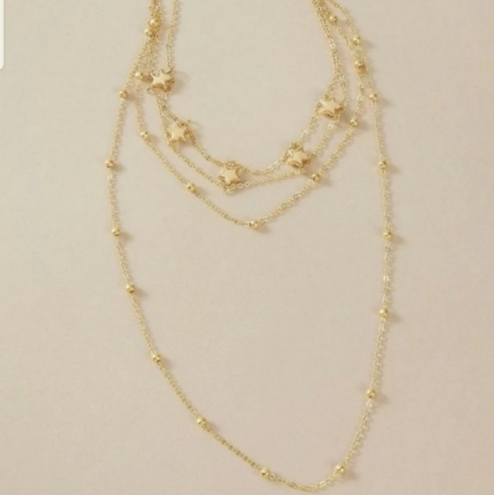 *Billie* Star Choker Layered necklace - Picture 4 of 4